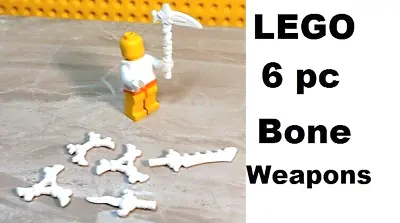 LEGO Bone Handle Sword Weapons Pack Set Of 6 Lot New Leather Wrapped Hilts • $12.97