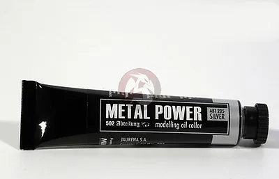 Mig Productions 502 Abteilung Oils Metal Power Silver ABT-205 • $8.92