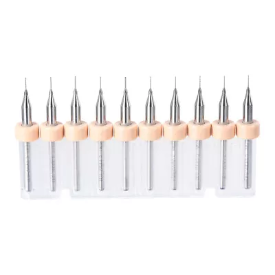 1Set (10Pcs) 0.2mm Carbide CNC Engraving Circuit Board Micro PCB Drill Bits • $8.33