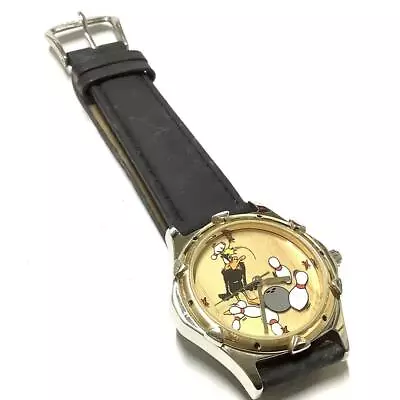 Men's Rare Vintage Battery Replaced FOSSIL Looney Toons Watch Free Shipping • $188