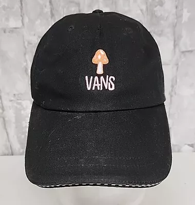 Vans Mushroom Logo Mens Black Strap Back Hat • $15.29