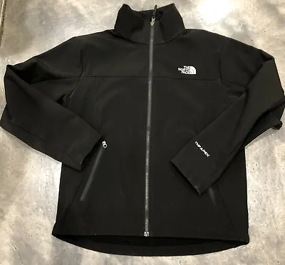 North Face Jacket Mens Large Black TNF Apex Softshell Coat Casual Outdoors Nice! • $49.99