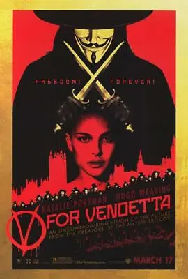 $22.98 • Buy V For Vendetta 27x40 Movie Poster (2006)