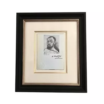 Vintage Henri Matisse Art Print - Authentic 1937 - Self Portrait 1907 • $35