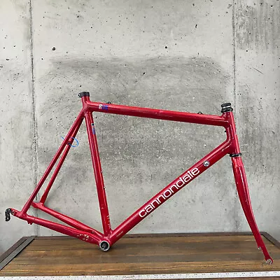 Vintage Cannondale R400 Frame Set 60 Cm USA Red  700c 126 Mm 1980s Race Bike • $159.99