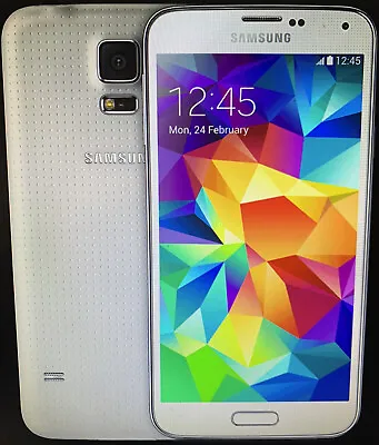 NEW Samsung Galaxy S5 SM-G900F Unlocked Smartphone WHITE SYDNEY Stock • $199.90