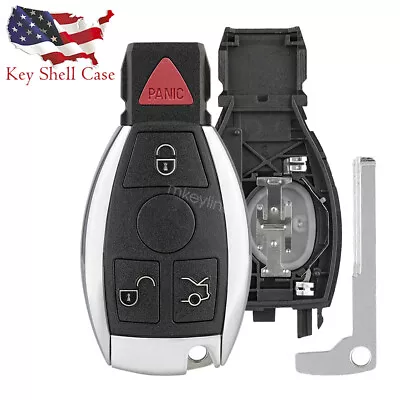 For Mercedes Benz C230 C300 S430 S550 E320 E350 Remote Smart Key Fob Case Shell • $12.79