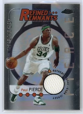 2004-05 Topps Chrome Paul Pierce Game-Worn Jersey /500 #RR-PP Celtics • $9.99