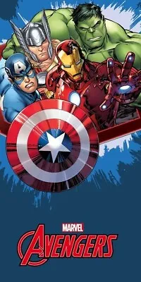 Marvel Avengers Superhero Kids Boys Beach Towel • £14.99