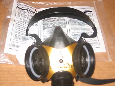 MSA 490490 COMFO ELITE HALF MASK RESPIRATOR LARGE . No Filters. Brand New. • $59