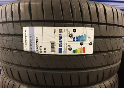 New Michelin Pilot Sport 4s 285/30 Zr20 Xl 99y A1 Uhp 285 30 20 2853020 D+a • $373.50