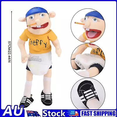 Birthday Gift 60cm Jeffy Puppet Jeffy Hand Puppet Plush Toy Stuffed Doll Kid AU • $10.99