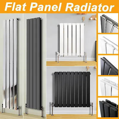 Luxury Horizontal Vertical Designer Radiator Flat Panel Bathroom Heating Rads • £52.95