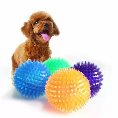 £4.26 • Buy Chew Toys Pet Supplies Spikey Balls Hedgehog Ball Dog Balls Interactive Toys