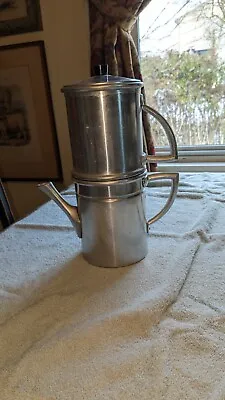 Vintage 1950s Italian Flip & Drip Coffee/Expresso Maker . Italy 4 Cup • $15