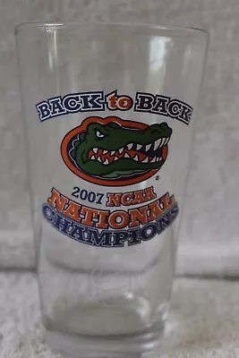 Florida Gators Back To Back 2007 NCAA Basketball National Champions Pint Glass • $12