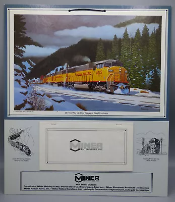 1991 Miner Enterprises Railroad Calendar On The Way Up Over Oregon's Blue Mounta • $9.99