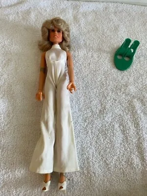 RARE Vintage Farrah Fawcett 1977 Mego Corp Doll - With Outfit And Stand-see Pic • $29.99
