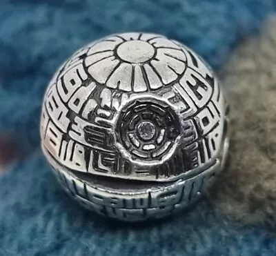 Genuine Pandora Star Wars Death Star Clip Charm 💕 S925 ALE • £45