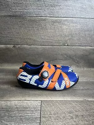 Bont Riot Cycling Shoes Blue And Orange Size 6.5 • $99.99