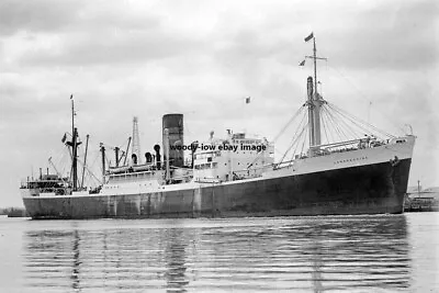 Rp15583 - Clan Line Cargo Ship - Lanarkshire  Built 1940 - Print 6x4 • £2.20