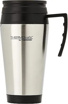 THERMOcafe By Thermos Stainless Steel Outer Foam Insulated Travel Mug-400ml-Au • $19.99