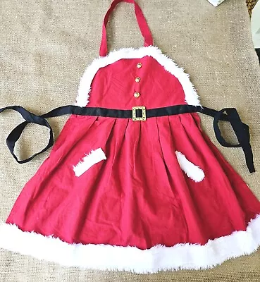 Mrs Santa Claus Christmas Apron Adult Santa Pros Creations • $18.99