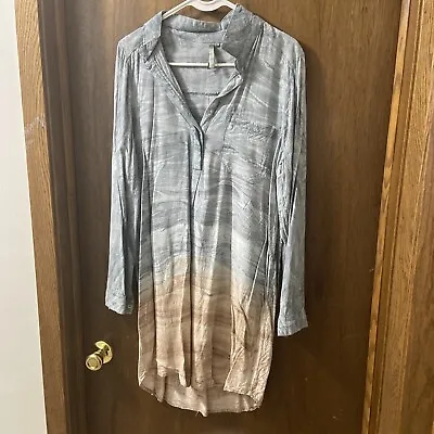 Mono B Long T Shirt Dress Size Large • $12.90