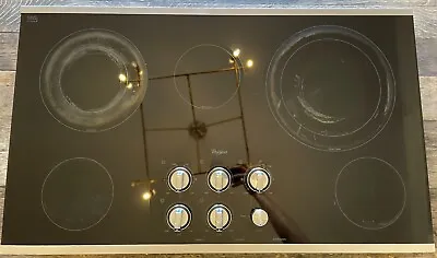 $199 • Buy Whirlpool Gold 36  Electric Ceramic Black Glass Cooktop 5-Elements G7CE3635XS