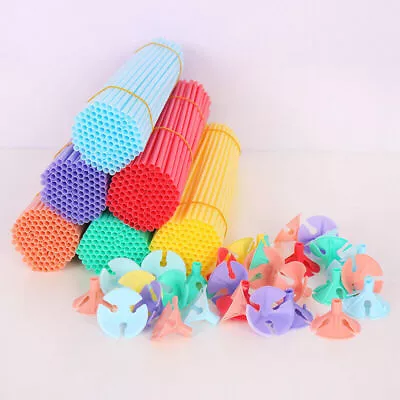 £8.95 • Buy Balloon Cup & Sticks Latex Foil Bobo Balloon Accessories Birthday Party Decor UK