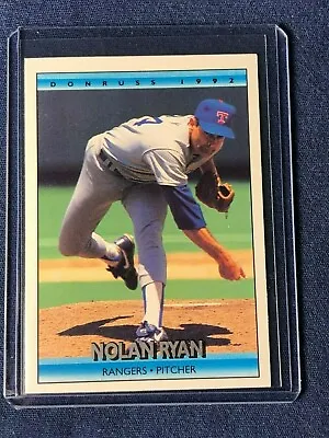 $1.75 • Buy  1992 Donruss NOLAN RYAN Baseball Card #707 Texas Rangers MINT In Toploader
