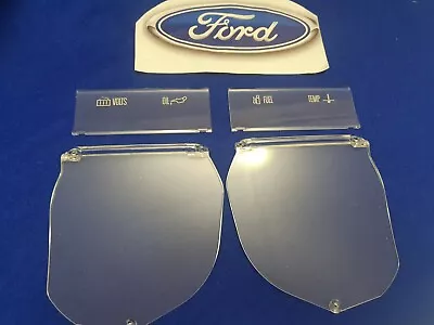 Ford Xa Xb Gt Dash Lens Kit Tacho Speedo Temp Oil Fuel Volt Brand New New Look • $99.50