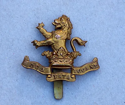 7th Dragoon Guards OR's Brass Cap Badge 1906-1922 • £15
