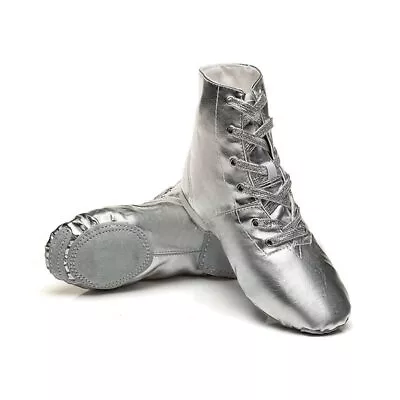 MSMAX Women Jazz Dance Shoes Dancing Ankle Boots For Men Silver 6 M US Women • $19.18