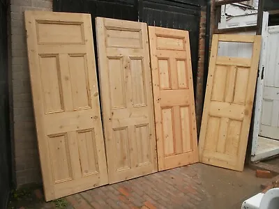 £130 • Buy Reclaimed Victorian Stripped Pine 5 Panel Doors. 