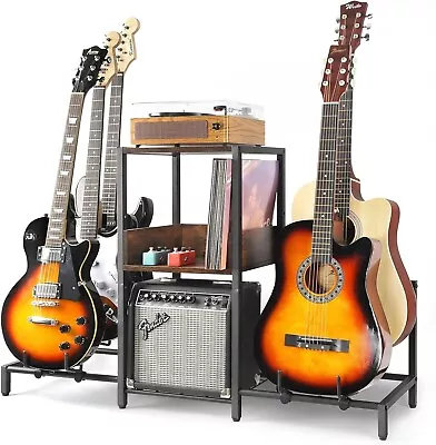 BIKONEY 5-Tier Display Acoustic Electric Guitar Stand And Rack • $59.99