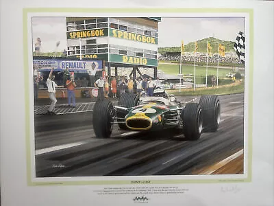 Jimmy's Last - Jim Clark Lotus 49 - Formula One  South African GP-Kyalami • £15