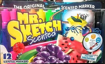 Mr. Sketch Scented Markers Chisel Tip Assorted Colors 12 Pack • $12.94