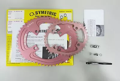 Osymetric BCD110x4 52+38T 9100/9150/8000/8020 Edition Chainring Set Giro Pink • $170.50