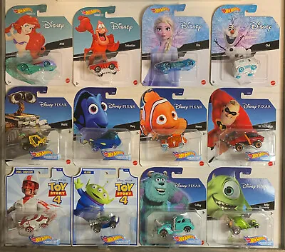 Disney Pixar Vehicles Mermaid Frozen Toy Story Monsters Incredibles Nemo PICK • $5.25