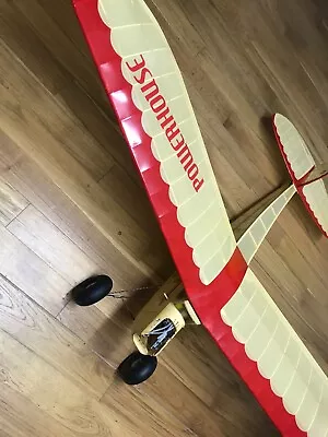 £125 • Buy Powerhouse 84” Span Vintage RC Plane Aeroplane Aircraft Flight Remote Control