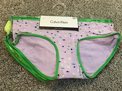 Calvin Klein Girls 3 Pack Hipster Panties Size M 8/10 • £10.45