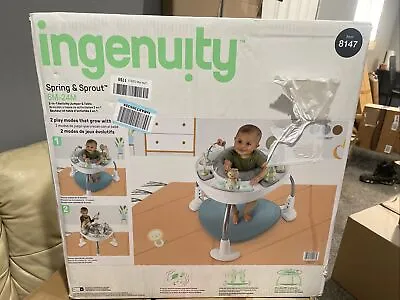 Ingenuity Spring & Sprout 2-in-1 Activity Jumper & Table BRAND NEW • $69.99