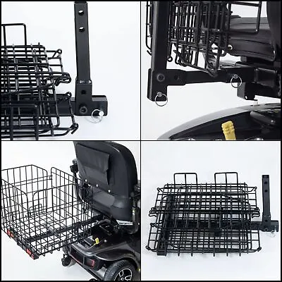 Basket Shopping Cart Heavy Duty Folding Design Accessory For Pride Mobility • $110.05