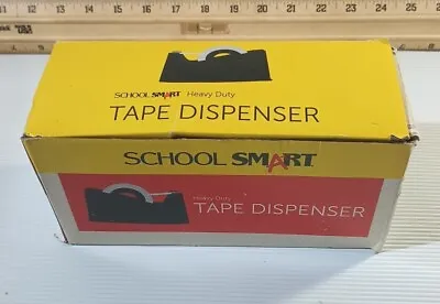 School Smart Tape Dispenser W/ Interchangeable 1 Or 3 Inch Core Black Non Skid  • $15.99