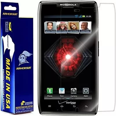 [2 Pack] ArmorSuit Motorola Droid Razr Anti-Bubble Screen Protector • $10.95
