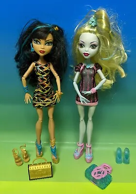 Monster High Scaris City Of Frights Lagoona Blue Cleo De Nile Dolls Dress Shoes • $79.99