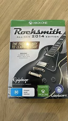 Rocksmith 2014 Edition With Real Tone Cable Unopened Xbox One Bundle PAL • $350