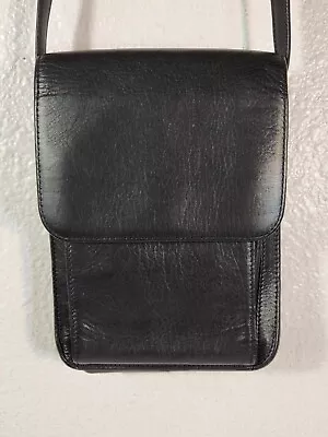 Womens Ellington Little Black Crossbody Bag Purse Leather - Read Description • $12.99