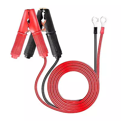 Car Battery Alligator Clips With Extension Cable 12V 24V 20Amp For Car Truck • $19.99